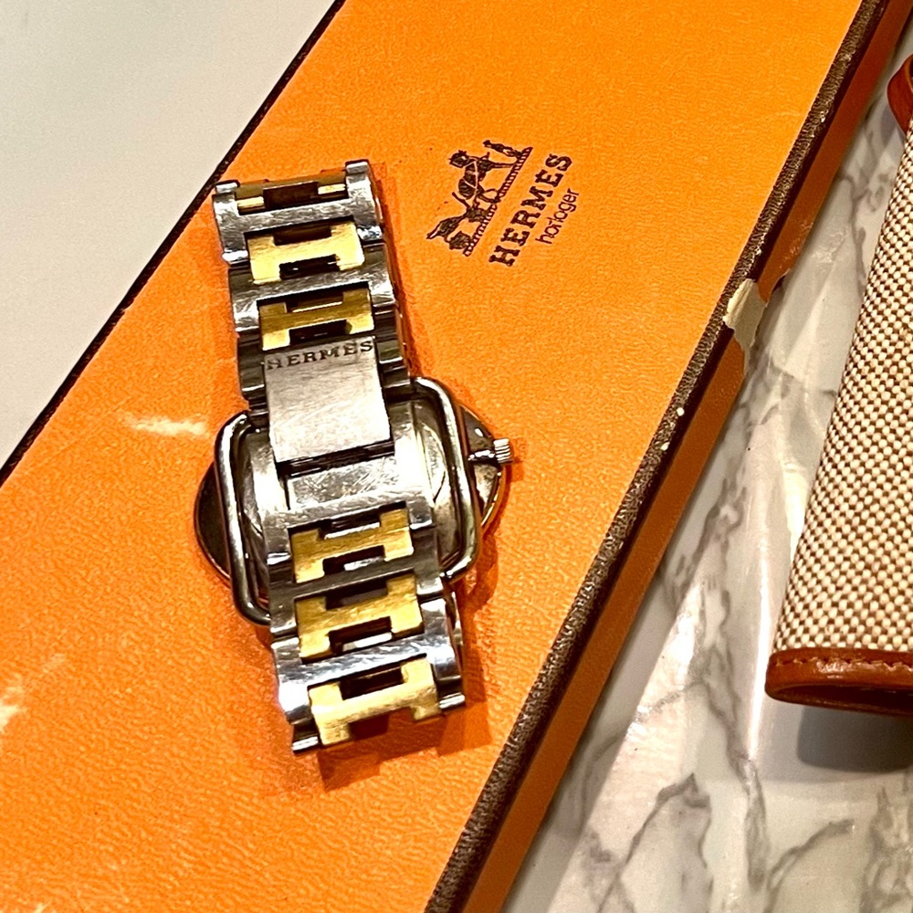 Hermès Arceau Dual-Tone Bracelet Watch - Picture 13 of 16